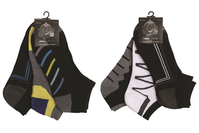 Wholesale Men's Cushion Sport Socks 3-Pair Pack (60 Packs)