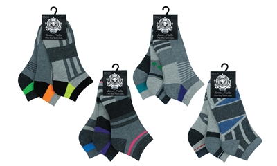 Wholesale Men's James Fiallo Cushion Sport Socks 3-Pair Pack (60 Packs)