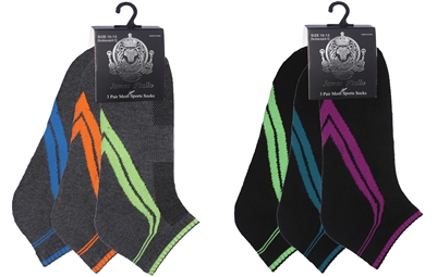 Wholesale Men's Cushion Sport Socks 3-Pair Pack (60 Packs)