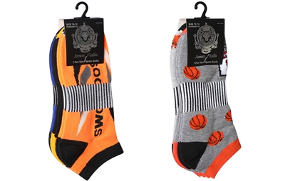 Wholesale Men's Cushion Sport Socks 3-Pair Pack (60 Packs)