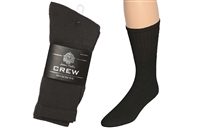 Wholesale Men's 3 Pack Cotton Sport Crew Socks  (60 Packs)