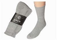 Wholesale Men's 3 Pack Cotton Sport Crew Socks  (60 Packs)