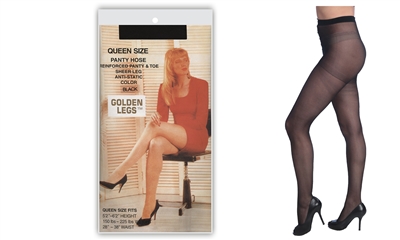 Wholesale Golden Legs Sheer Pantyhose in Queens Size(240 Packs)