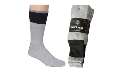 Wholesale Men's  Extra Heavy Thermal Socks 3-Pair Pack (40 Packs)