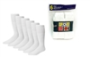 Wholesale Boy's 6 Pairs Tube Socks with Size Options (30 Packs)