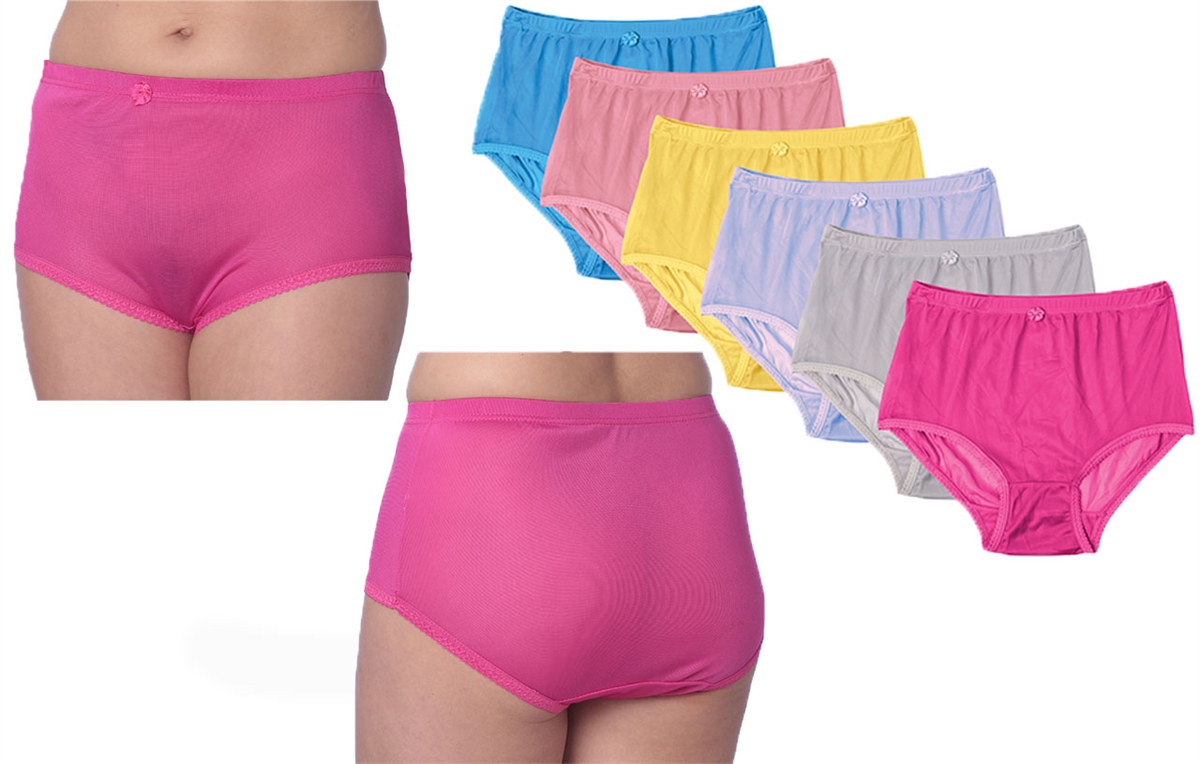 Wholesale Isadora Women's Panties Sheer Nylon With Size Option