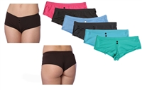 Wholesale Isadora Women's Nylon/Spandex With Buttons Panties With Size Options (72 Packs)