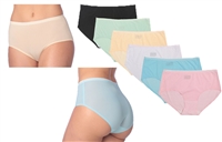 Wholesale Isadora Women's Invisible Nylon/Spandex, Opaque/Sheer Design Panties Assorted Size (72 Pack)