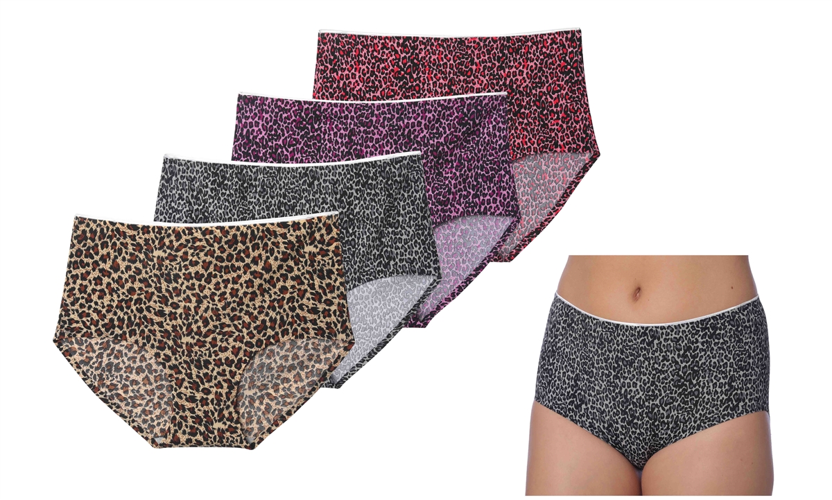 Wholesale Isadora Women's Invisible Nylon/Spandex, Opaque/Sheer Design  Panties Assorted Size (72 Pack)