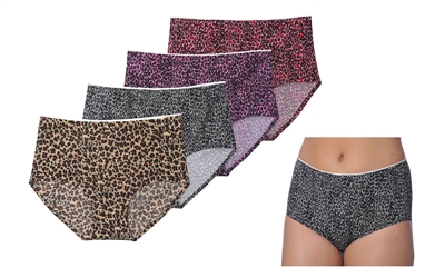 Wholesale Invisible Nylon/Spandex, Opaque/Sheer Design Panties Assorted Size