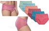 Wholesale Isadora Women's Dots Cotton Panties With Size Option (72 Packs)