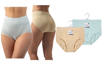 Wholesale Isadora Women's Nylon/Spandex Seamless Brief With Cotton Crotch (72 Packs)