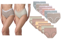 Wholesale Isadora Women's Nylon/Spandex Low Rise Seamless Brief (72 Packs)