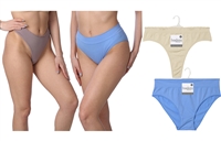 Wholesale Isadora Women's Completely Seamless Thong/Bikini (72 Packs)