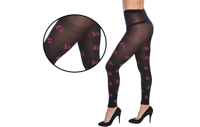 Wholesale Isadora Chinese Alphabet Designed Fishnet Tights (36 Pcs)