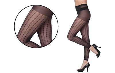 Wholesale Women's Connecting Dots Tights (36 Pcs)