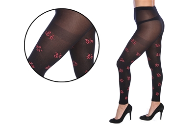 Wholesale Women's  Footless  Fashion Tights One Size (36 Pcs)