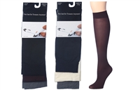 Wholesale Women's 3 Pair Pack Trouser Socks (60 Packs)