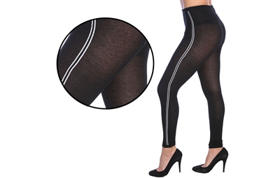 Wholesale Women's Footless Tuxedo Tights One Size (72 Pcs)