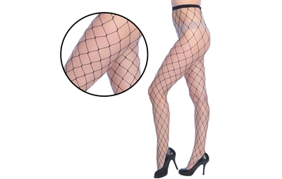 Wholesale Women's Fishnet Tights With Size Options (36 Pcs)