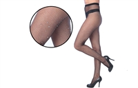 Wholesale Women's Fishnet Tights With Studs and Size Options (36 Pcs)