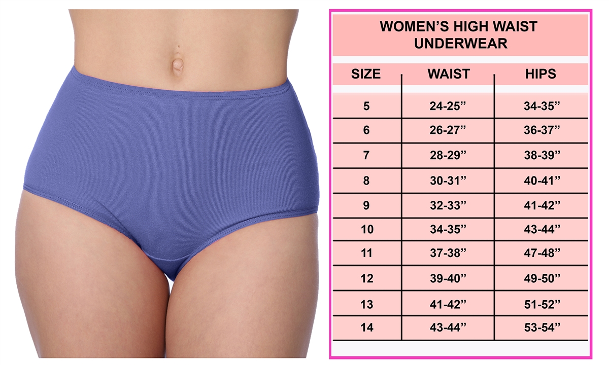 Wholesale Isadora Women's Cotton Lycra Panties With Size Options
