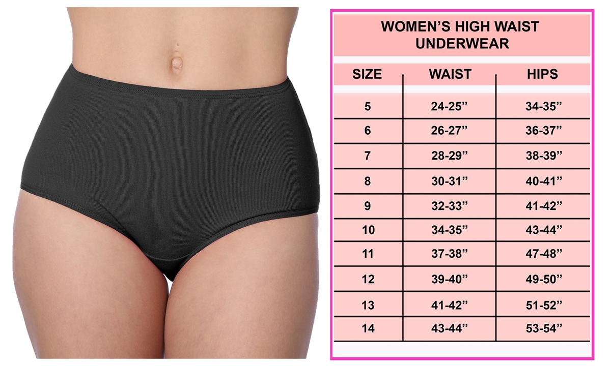 Wholesale Isadora Women's Cotton Lycra Panties With Size Options (72 Packs)