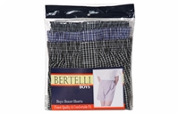 Wholesale Boys 3 -Pack Boxer Shorts Assorted Color And Sizes (36 Pack)