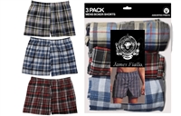 Wholesale Men's Cotton/Polyester Boxers Short 3pcs per Pack