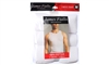 Wholesale Men's White Color Cotton A-Shirt 2Pack (20 Packs)