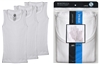 Wholesale Boys White A-Shirt 3-Per-Pack