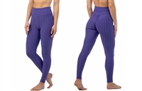 Women's Bubble Leggings in Assorted Sizes- Purple (36 Packs)