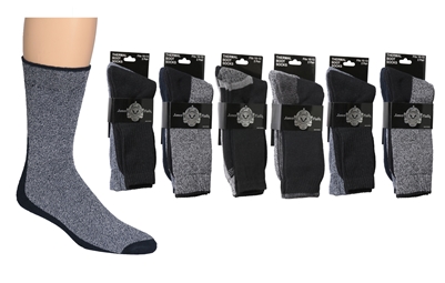 Wholesale Men's 2-Pack Heavy Thermal Socks (90 Packs)