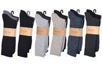 Wholesale Men's Ribbed Boot Socks 2-Pair Pack (90 Packs)