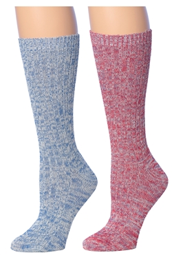 Wholesale Women's 2-Pack Wool Boot Socks