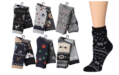 Wholesale Women's 2-Pack Wool Boot Socks (90 Packs)