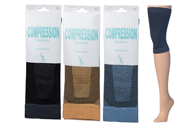 Wholesale Women's Single Pack Compression Knee Sleeves (120 Pack)