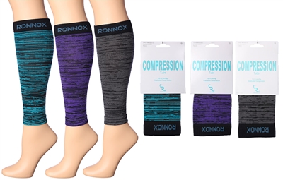 Wholesale Women's Single Pack Compression Tube Sleeves (120 Packs)