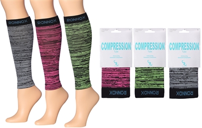 Wholesale Women's Single Pack Compression Tube Sleeves (120 Packs)