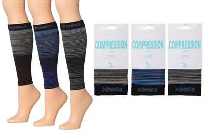 Wholesale Women's Single Pack Compression Tube Sleeves (120 Packs)