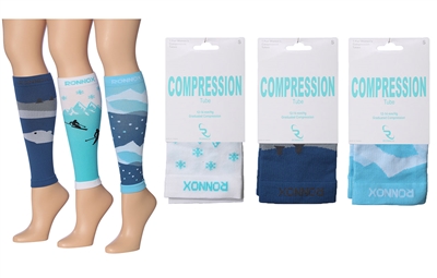 Wholesale Women's Single Pack Compression Tube Sleeves (120 Packs)