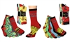 Wholesale Women's 6 Pairs Colorful Funny Cotton Crew Socks (30 packs)