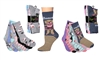 Wholesale Women's 6 Pairs Colorful Funny Cotton Crew Socks (30 packs)