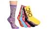 Wholesale Women's 6 Pairs Colorful Funny Cotton Crew Socks