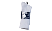 Wholesale Men's White Diabetic Dress Socks 2-Pair Pack (90 Packs)