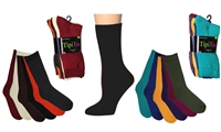 Wholesale Women's 6 Pairs Colorful Funny Cotton Crew Socks (30 packs)
