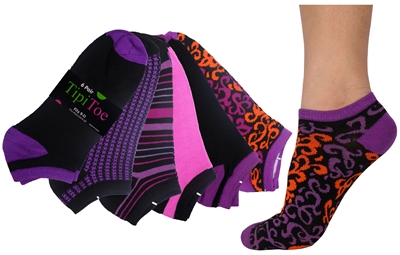 Wholesale Women's 6 Pair Ankle Socks (10 Pack)