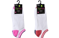 Wholesale Women's 3 Pack Solid Cute Cotton Ankle Socks (60 Packs)