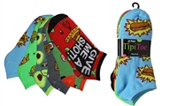 Wholesale Women's 6 Pack Novelty Patterned Cute Ankle Socks (30 Packs)