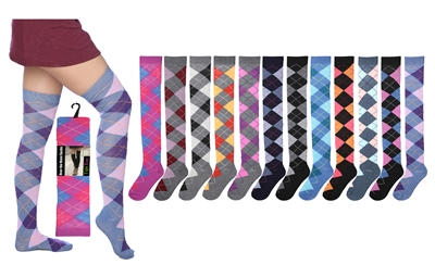 Wholesale Women's Over The Knee Socks (60 Pack)